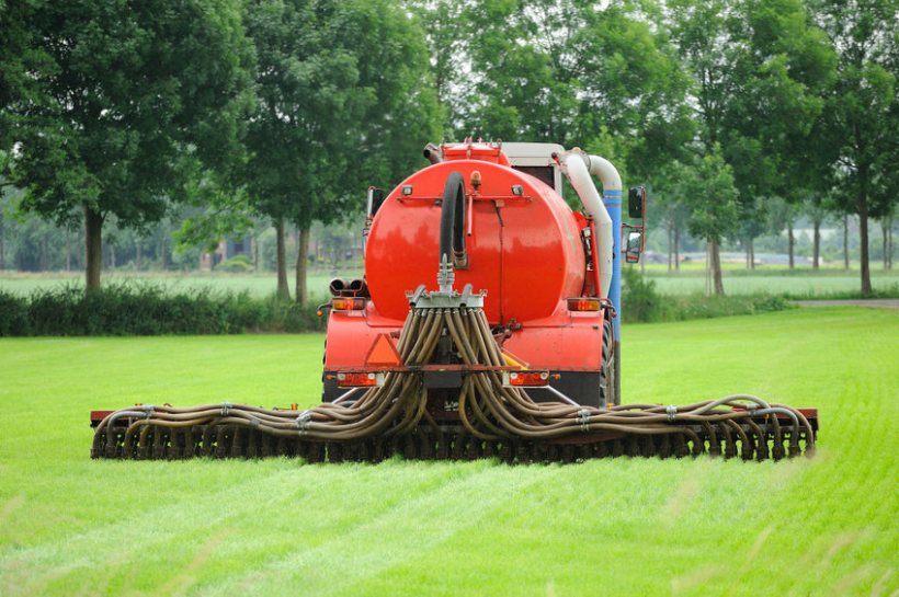 The main source of nitrate impacting on the water environment is the application of fertilisers to land