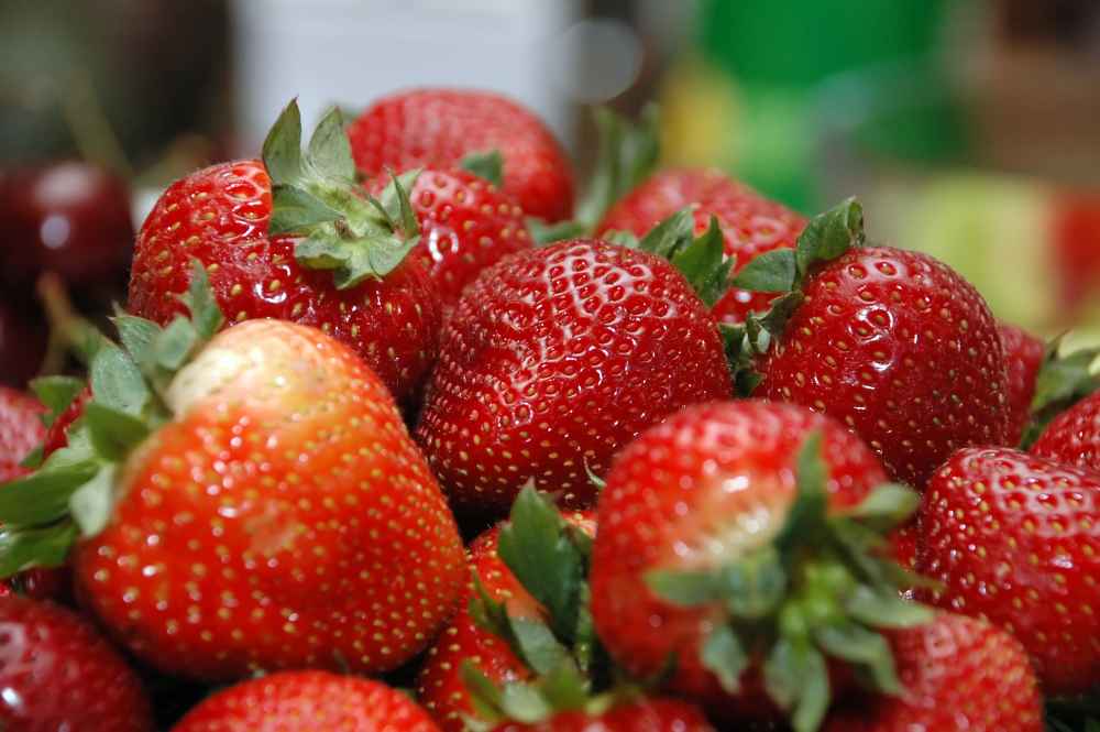 'The new strawberry provides the same yield per hectare as the industry stalwart Elsanta, but it has a sweeter flavour and is larger' (Photo: Jon 'ShakataGaNai' Davis)