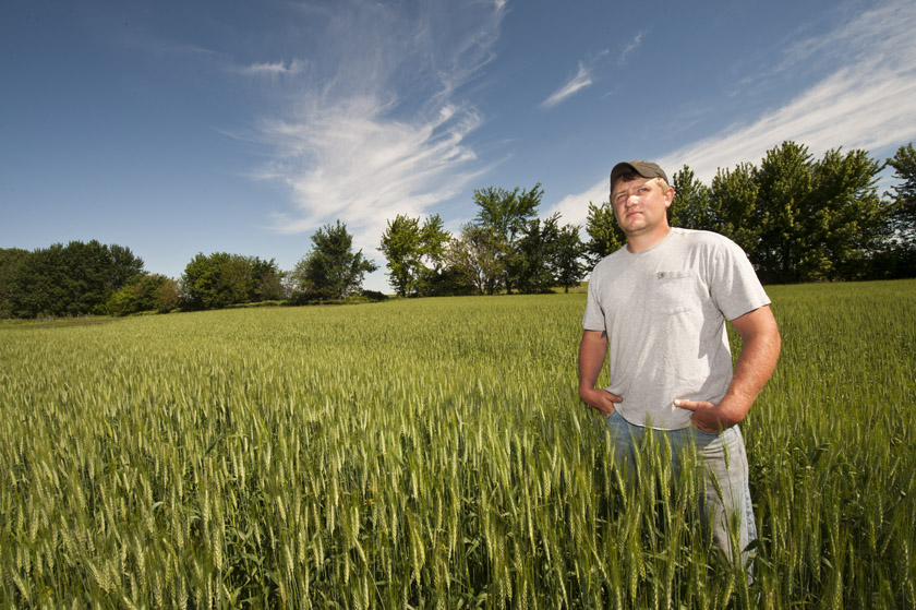 The report, 'Harvesting the future for young farmers', claims these young farmers have difficulty accessing funding