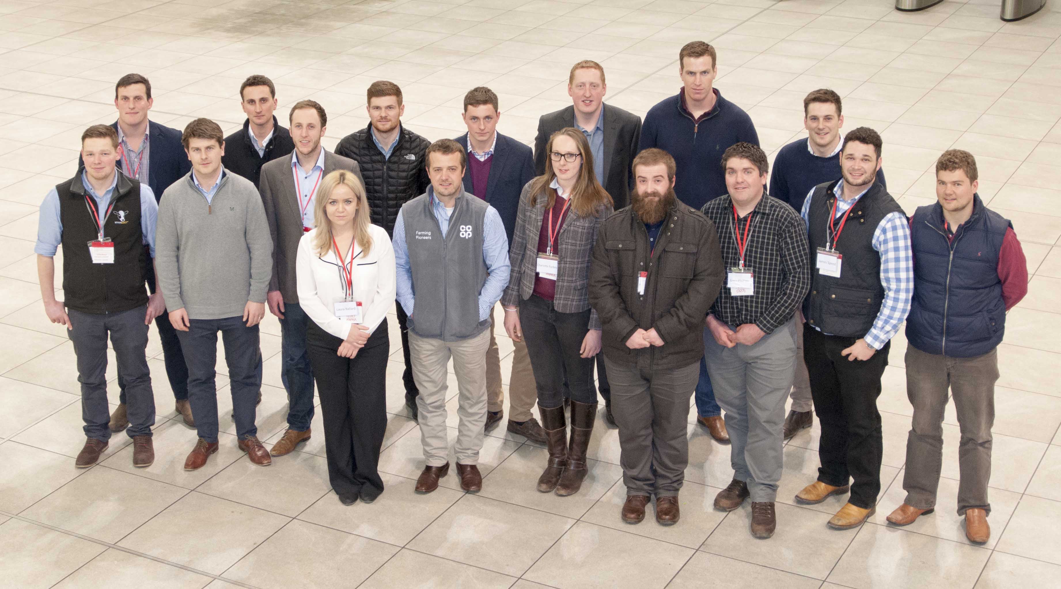 2017's new group of 20 delegates, who hail from farming communities all over the United Kingdom