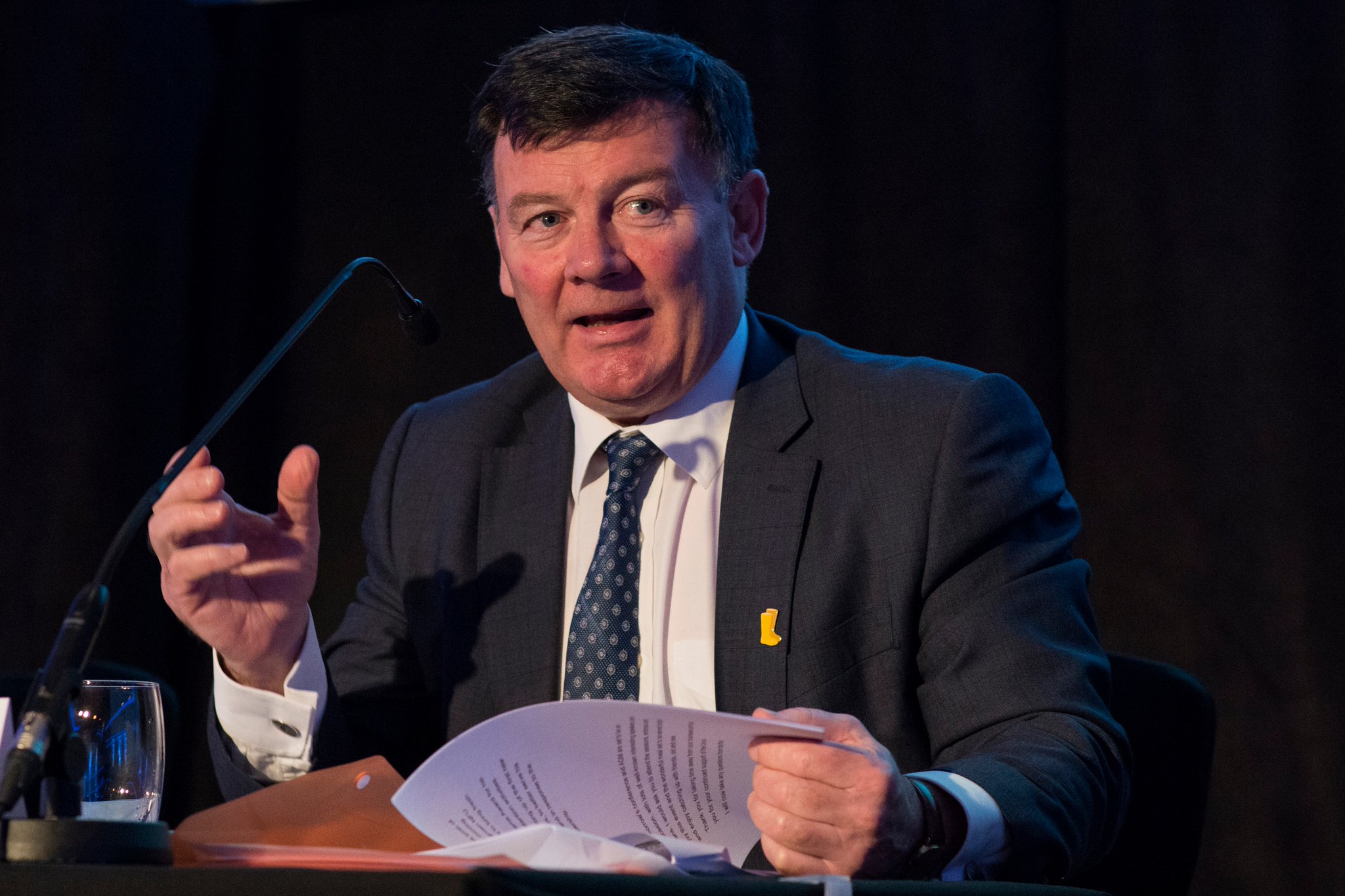 President Allan Bowie at NFU Scotland's AGM today (6 January)