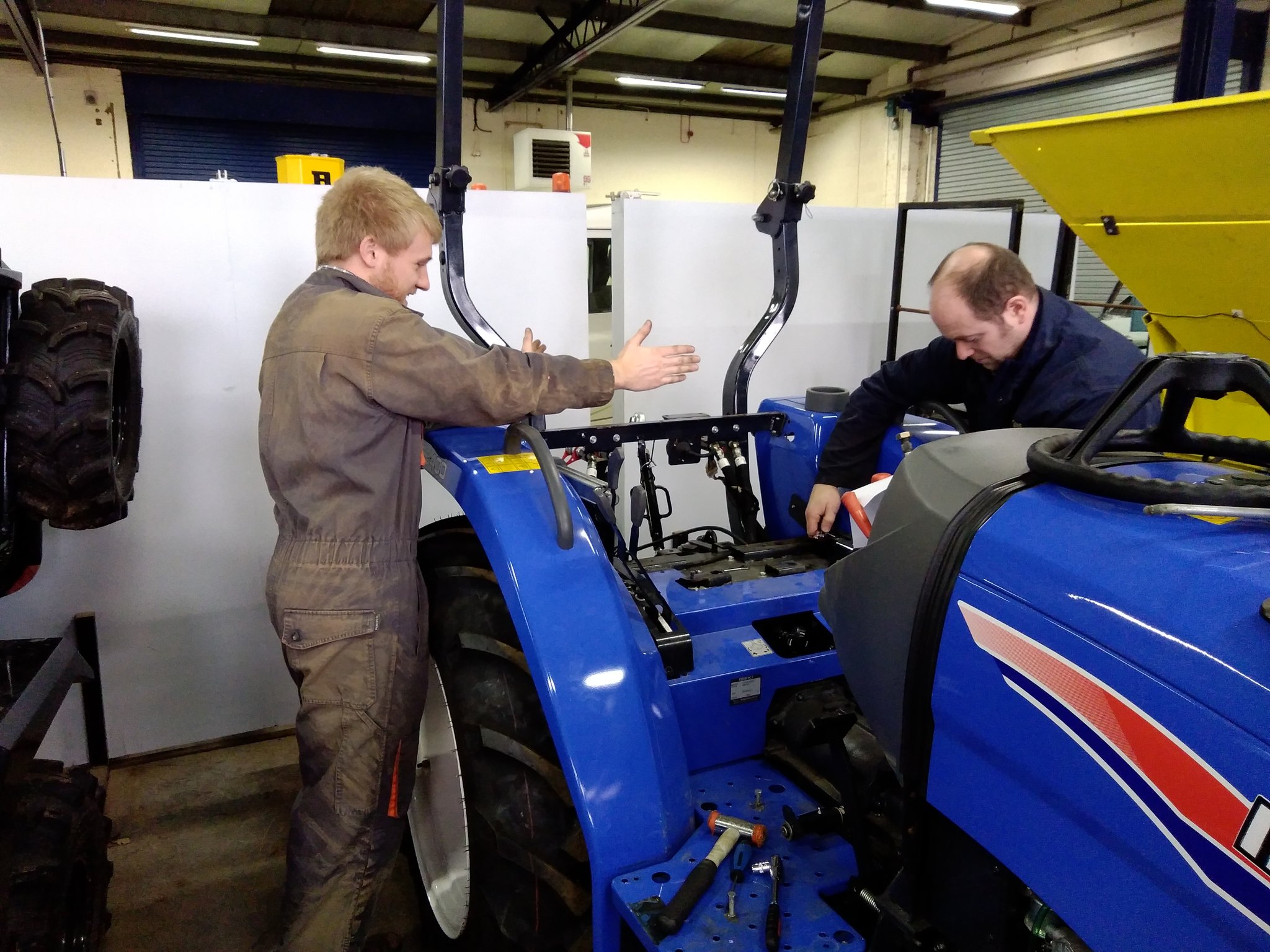 The aim is to grow and harvest a hectare of spring barley without setting foot into the field (Photo: @FreeHectare)