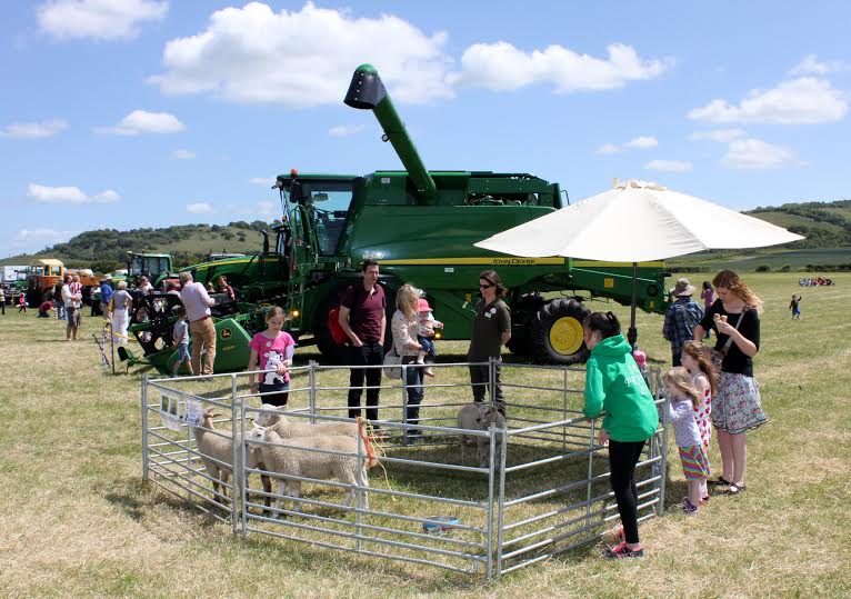 The main aim of the event is to encourage farmers to enagage with the public (Photo: Open Farm Sunday 2015, Oxfordshire)