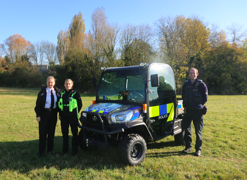 Kubota has helped Thames Valley Police step up its fight on rural crime