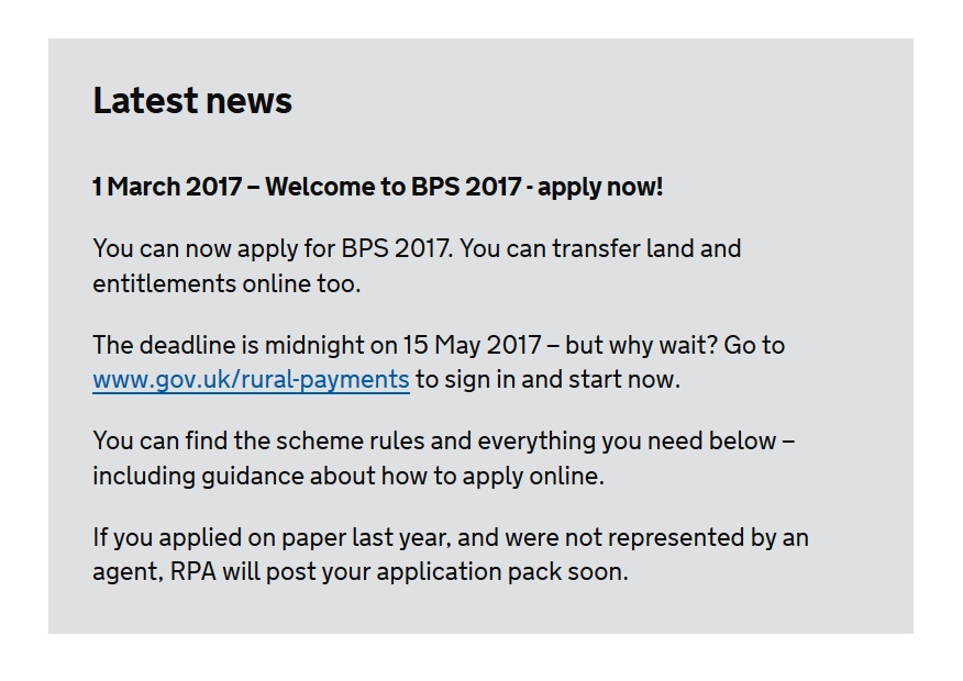 The application deadline for BPS 2017 is midnight on 15 May 2017