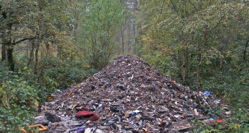 Under the current rules farmers and landowners are left facing hefty bills to remove vast amounts of rubbish dumped illegally on their land