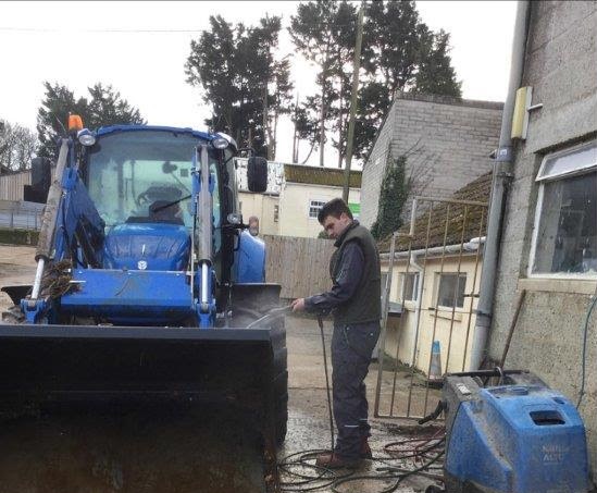 Dairy farmer Stuart Angell took on Sam Ridley a couple of years ago after advertising in the local paper