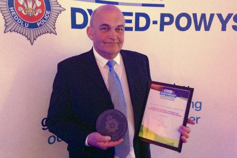 Ammanford PC Meirion Jenkins, who has been credited as the man behind the operation
