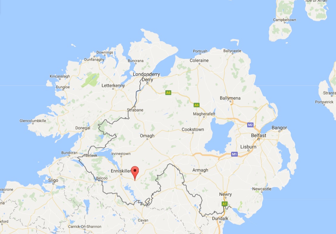 The incident happened in the Maguiresbridge area of County Fermanagh