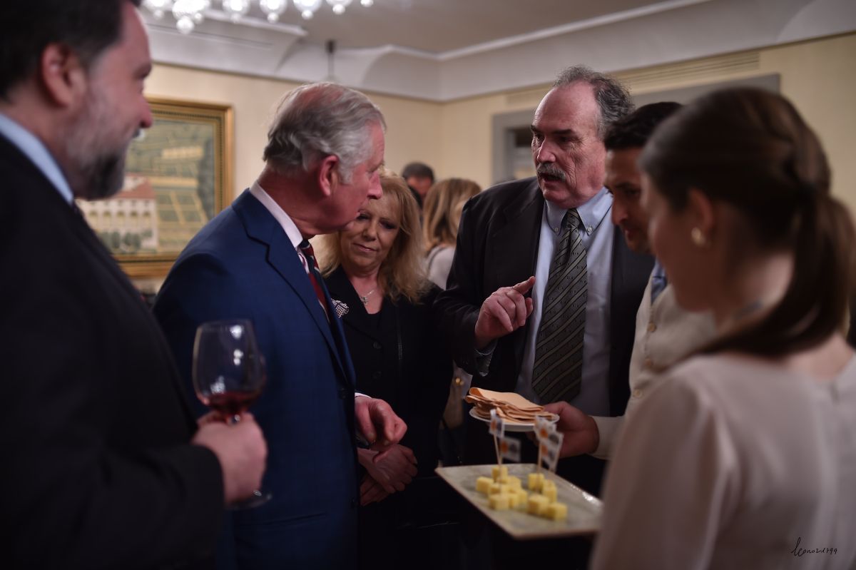 AHDB was joined by Prince Charles at an event in Tuscany to celebrate the UK's West Country produce