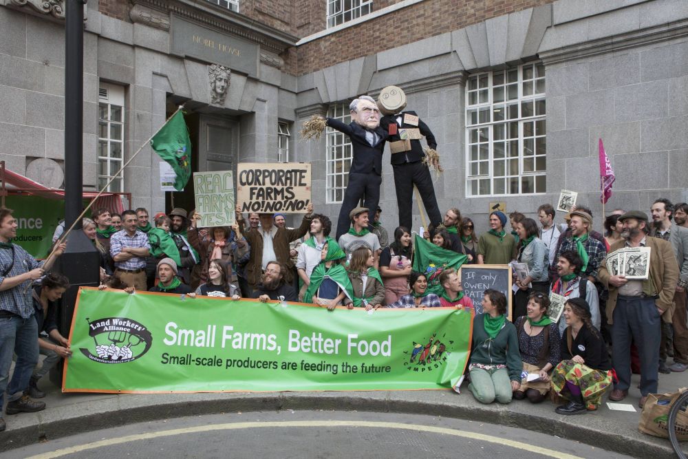 The campaigning group represents small farmers and has called for government policy to cater to a plurality of food producers