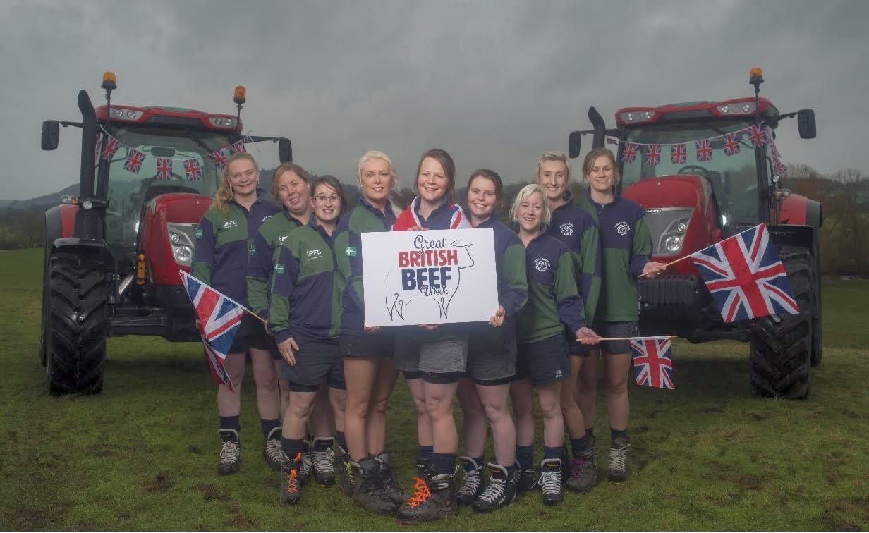 The Haldon Ladies tug of war team attribute part of their success down to great nutrition and healthy eating, which includes beef