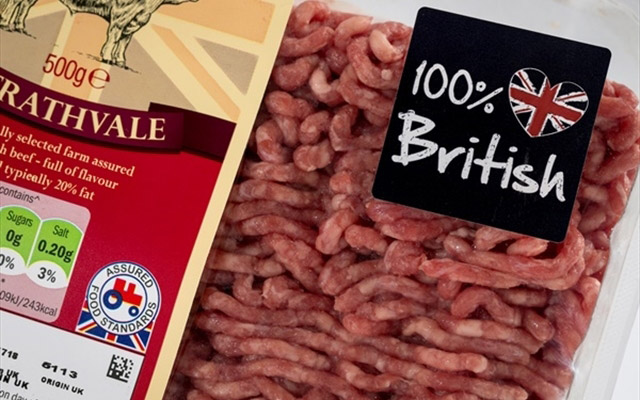 Co-op now sources 100% British beef, chicken, ham, pork, duck and turkey and uses only British meat in all sausages