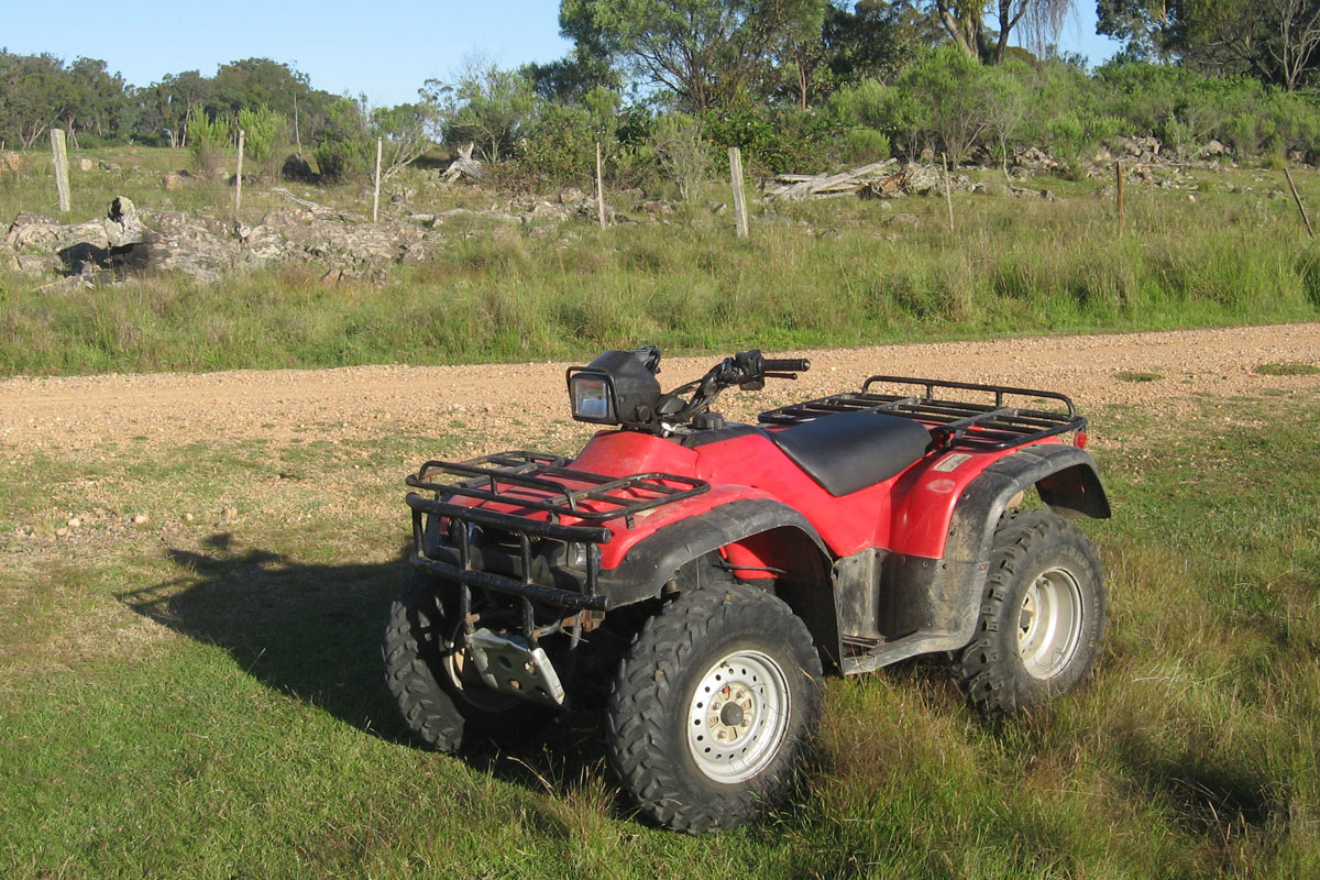 Quad bikes and all-terrain vehicles are among the items most likely to be stolen in rural areas
