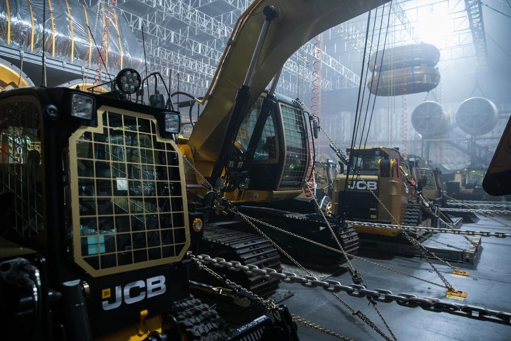  JCB machines star in the latest Alien Covenant film which hit cinema screens over the weekend