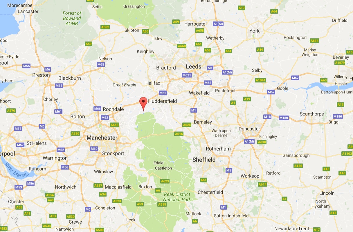 Marsden, West Yorkshire (Google Maps)