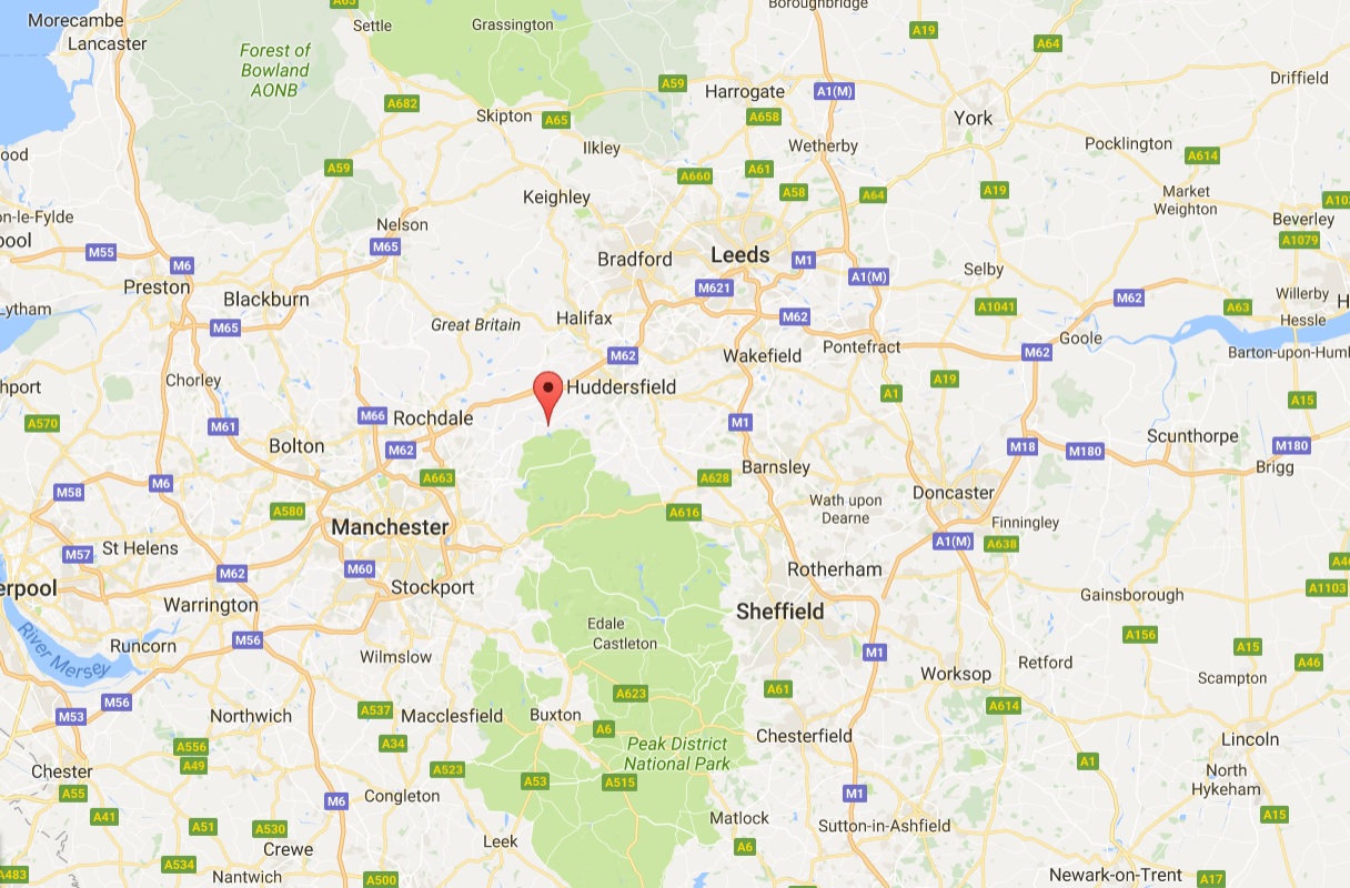Marsden, West Yorkshire (Google Maps)