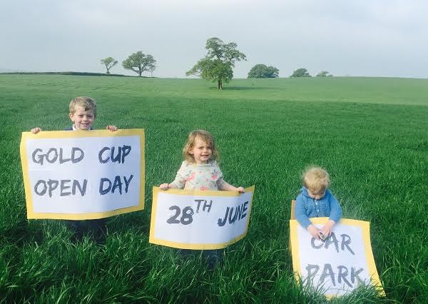 The Bugler children are looking forward to the RABDF/NMR Gold Cup Open Day