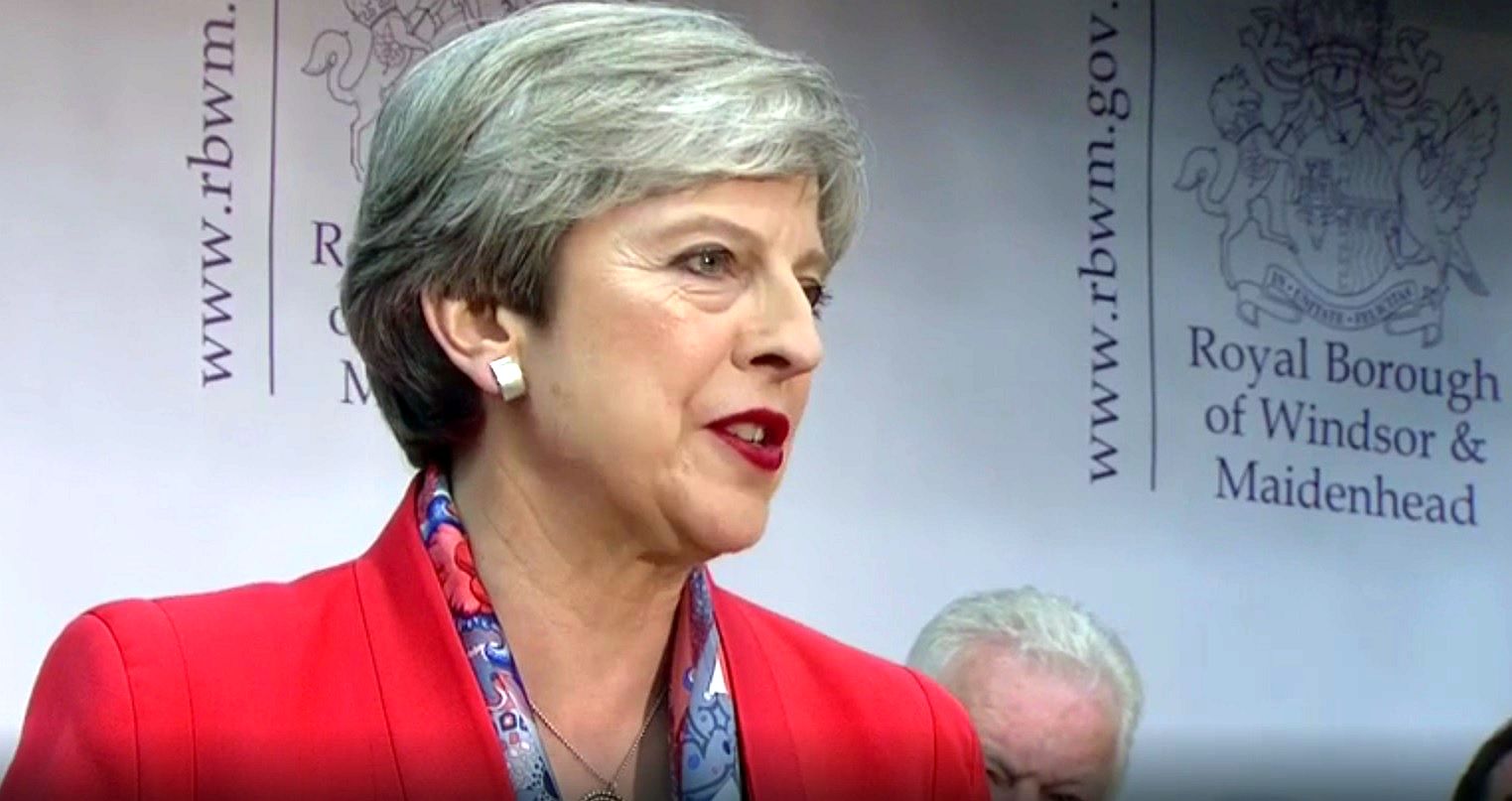 May refused to resign in a speech she gave after retaining her seat in Maidenhead