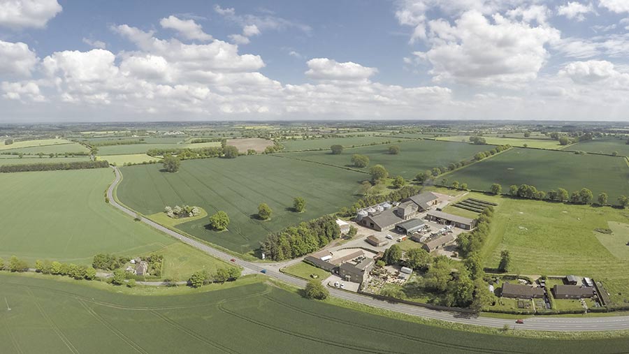 Weasenham and Raynham Farms, near Fakenham, is split over two holdings