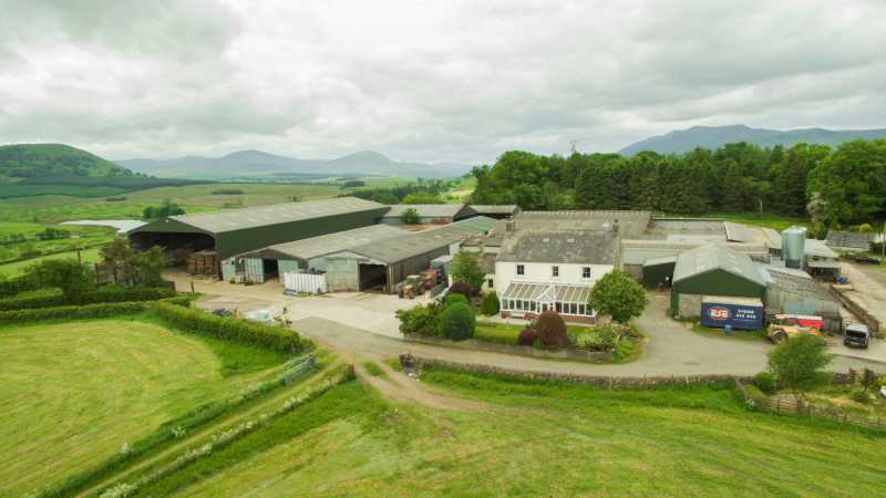 Whitbarrow farm is a modern dairy complex