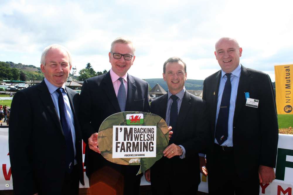 NFU Cymru met with UK government cabinet ministers at Royal Welsh Show today