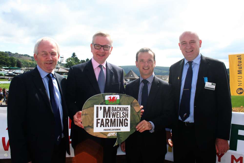 NFU Cymru met with UK government cabinet ministers at Royal Welsh Show today