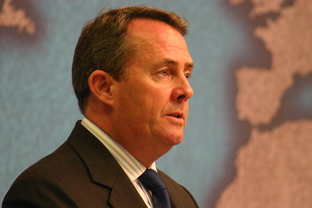 Trade Secretary Dr Liam Fox is about to visit US to talk up a potential trade deal