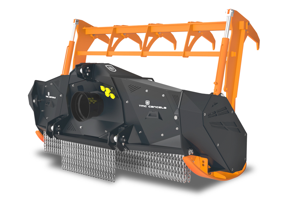 TMC Cancela TFK mulcher is available in four widths from 1.6m to 2.25m for tractors with 100-180hp.