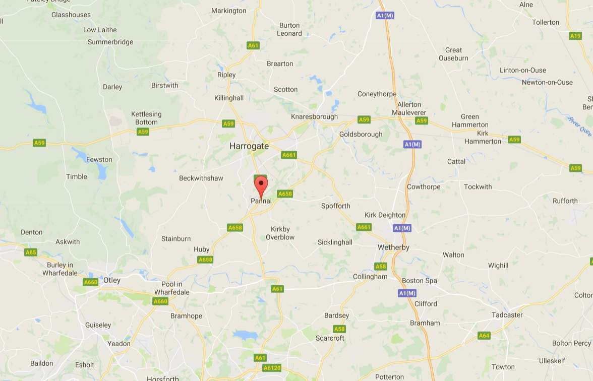 The attack happened in the Panal area of Harrogate, North Yorkshire (Photo: Google Maps)