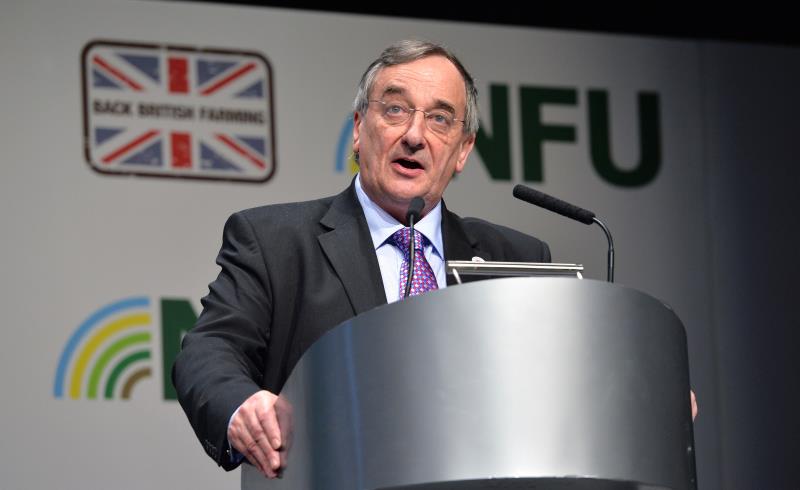 NFU President Meurig Raymond has called for a transitional deal that maintains as 'free and frictionless' trade in agri-food products