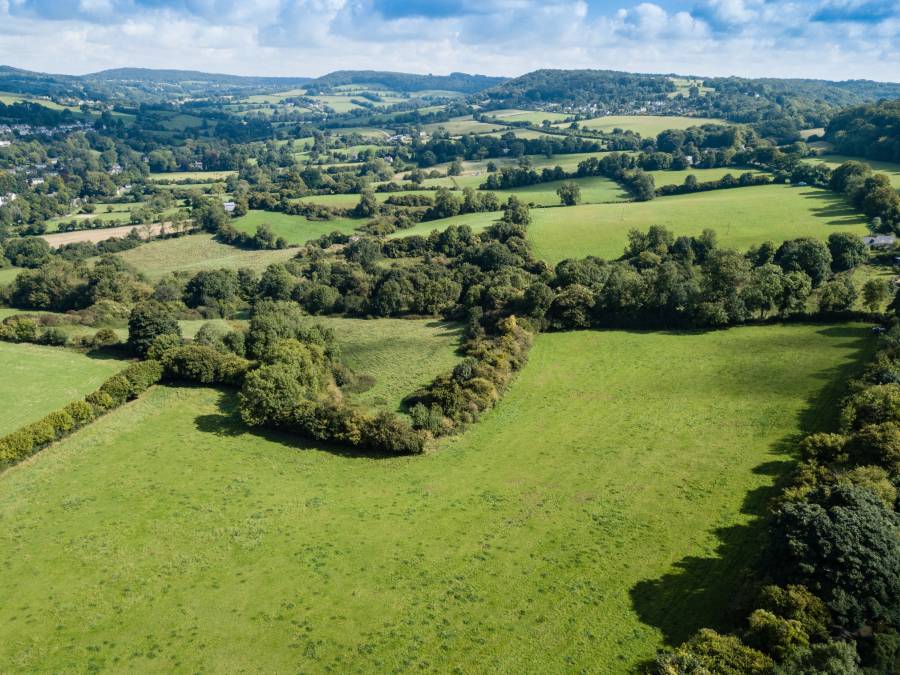 The 113.71 acres includes a mix of prime Cotswold pasture and woodland