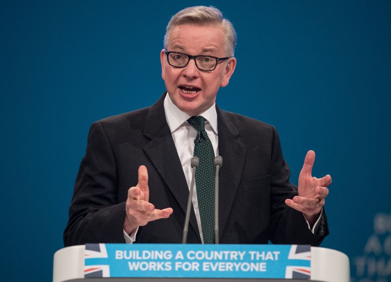 Michael Gove at the Conservative Party Conference