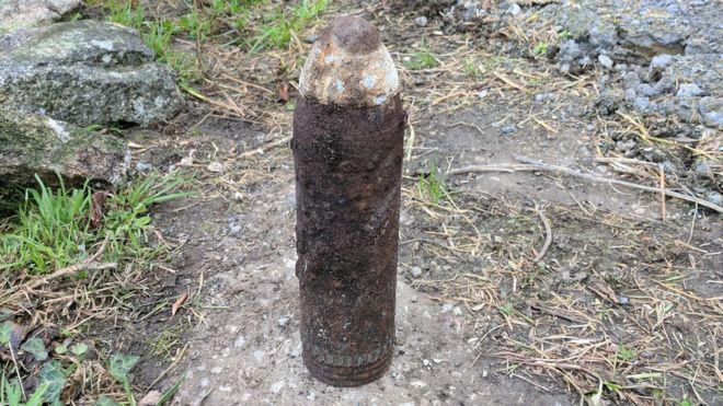 A live WWI bomb was found on a Devon farm, after being used as a door stop for decades (Photo: Ullacombe Farm Shop & Barn Cafe)