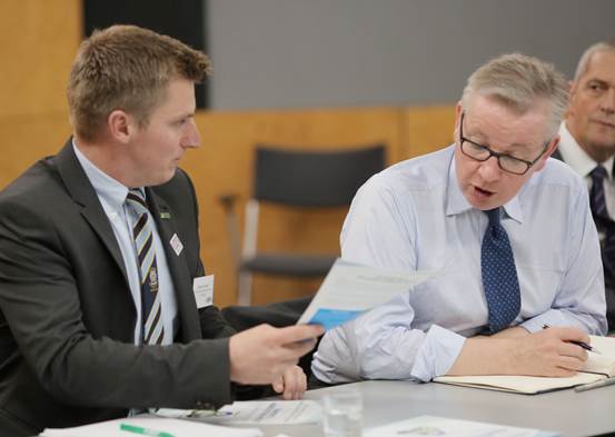 Brexit issues raised in meeting with Gove and next generation of farmers