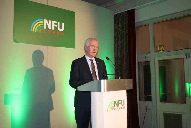 The NFU Cymru President has warned against a ‘no deal’ at today's conference (Photo: NFU Cymru)