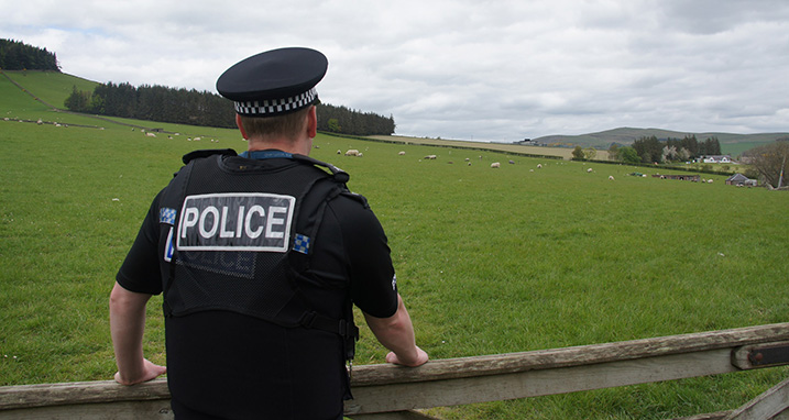 Police Scotland has launched a month-long livestock worrying campaign (Photo: Police Scotland)