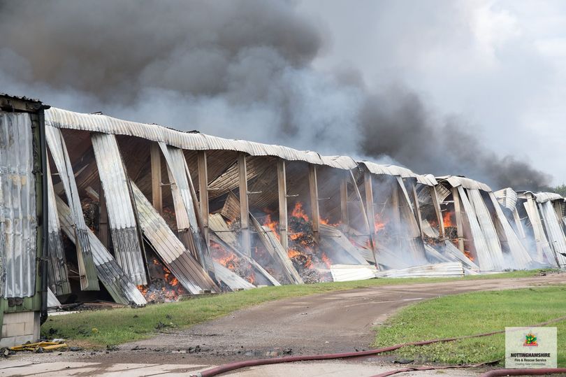 The case was described as "extremely serious" by authorities (Photo: Nottinghamshire Fire and Rescue Service)