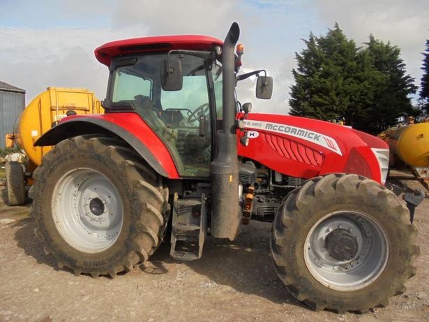 The red McCormick tractor that was stolen (Photo: Devon and Cornwall Police)