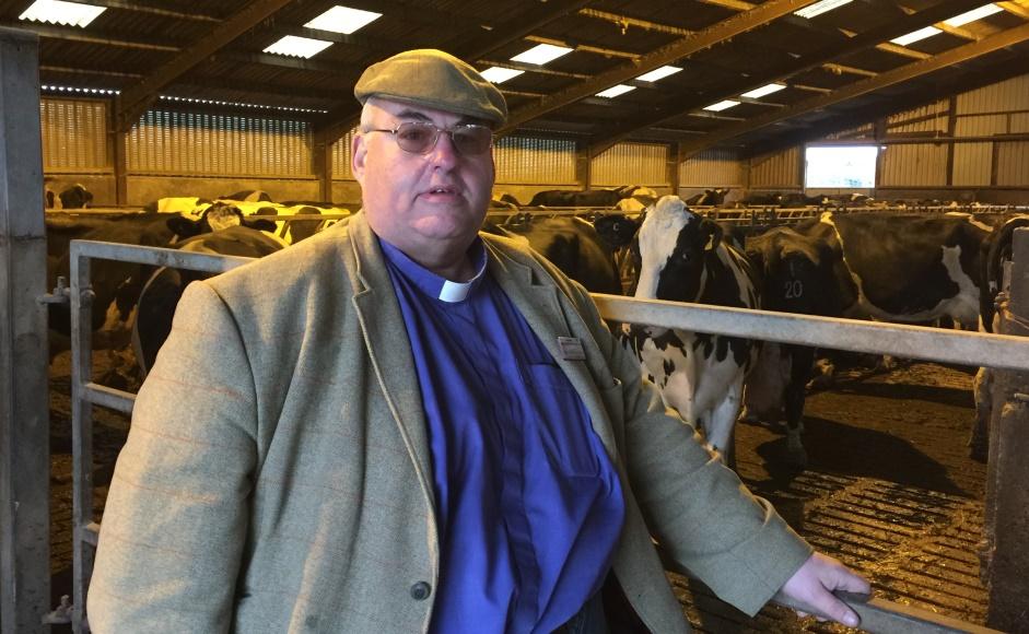 Rev Chris Blackshaw owns a smallholding and is a farmer's son