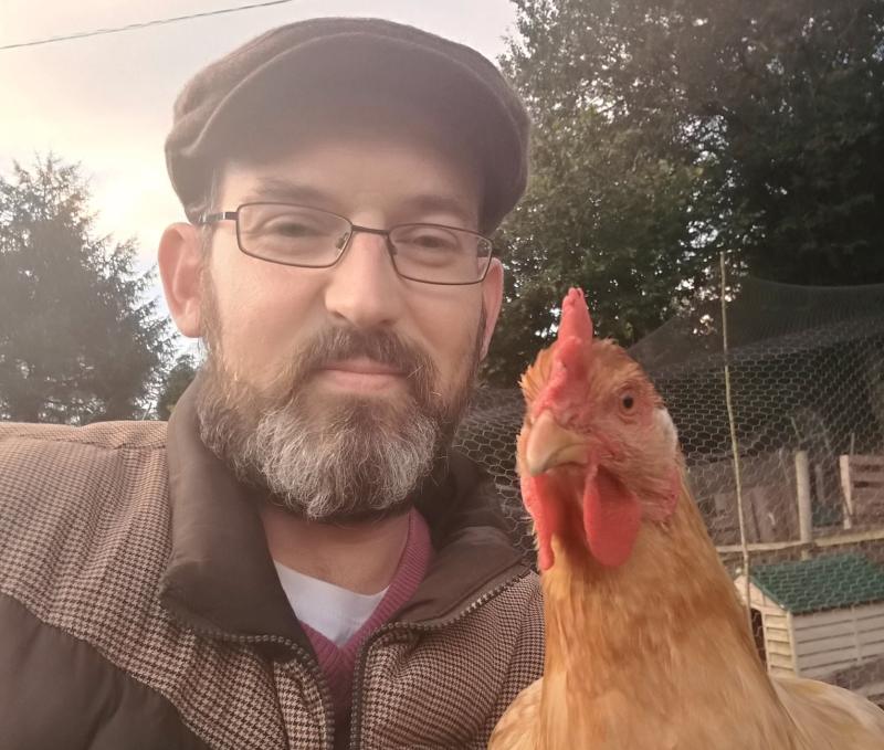 Dave Herbert, founder of Welsh egg business Hermit Crab Eggs (Photo: @HermitCrabEggs)