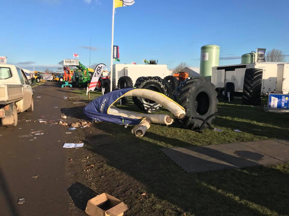 The area experienced severe weather and wind (Photo: Farming Photography)