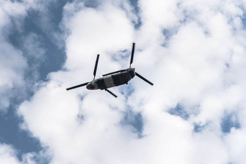 A farm was compensated £79,041 after a Chinook helicopter scared hundreds of birds to death