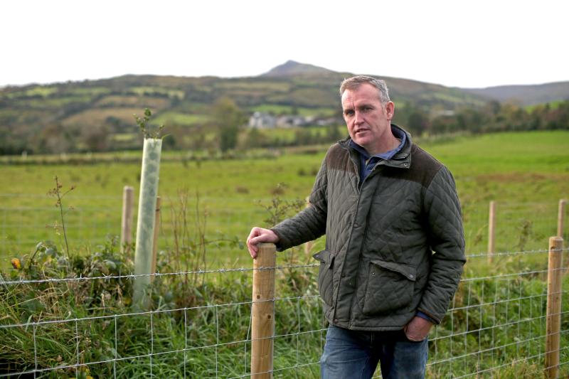 Paddy McSparron, a sheep and cattle farmer in Glendun, was one of the first to get planting underway