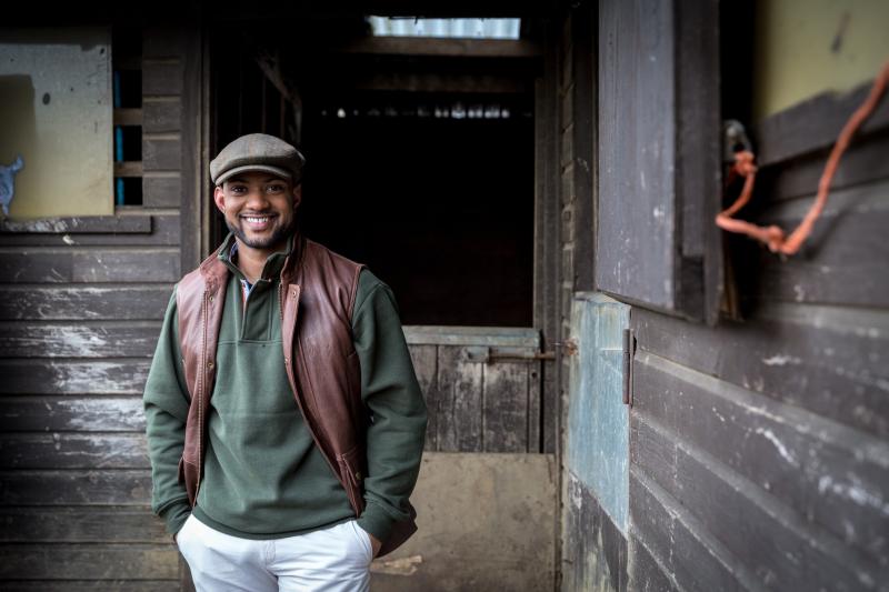 The former JLS member said he has passion about food and acknowledging a connection with the countryside (Photo: GWCT)