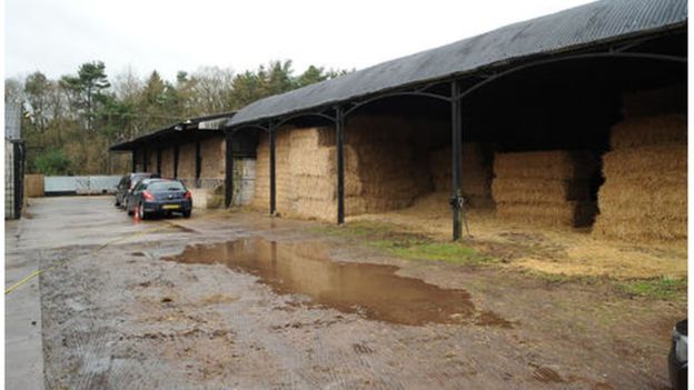 The police said the barn contained a network of secret rooms (Photo: Staffordshire Police)