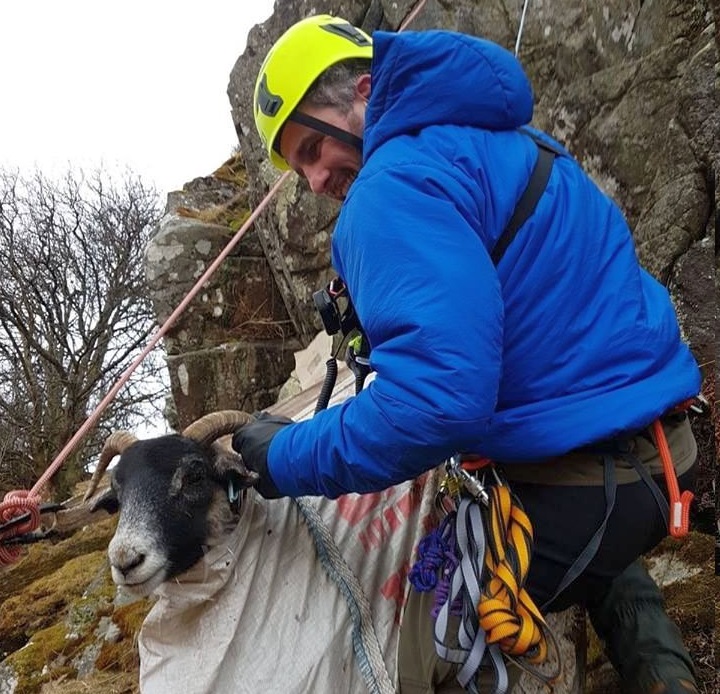 The police said they wanted to "repay the favour" back to farmers (Photo: Tayside Police Division)