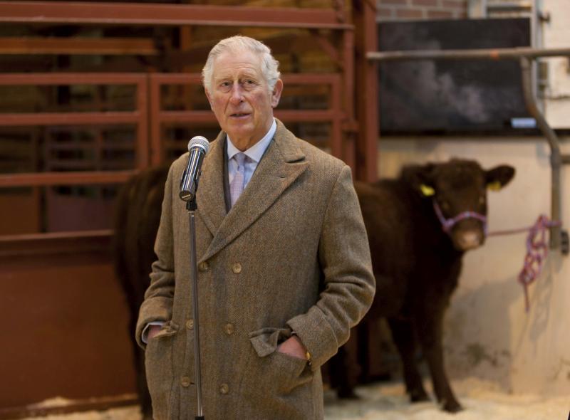 Prince Charles also heard of efforts to save the livestock market from closure in 2017 following a decade of uncertainty (Photo: Michael Powell)