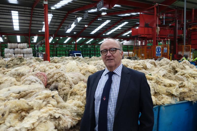 Trevor Richards newly elected British Wool Chairman