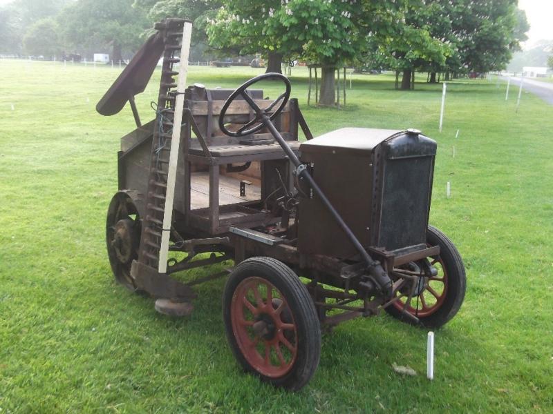 This vintage bull nosed Morris car converted into a tractor is on show at this year's Tractor Fest